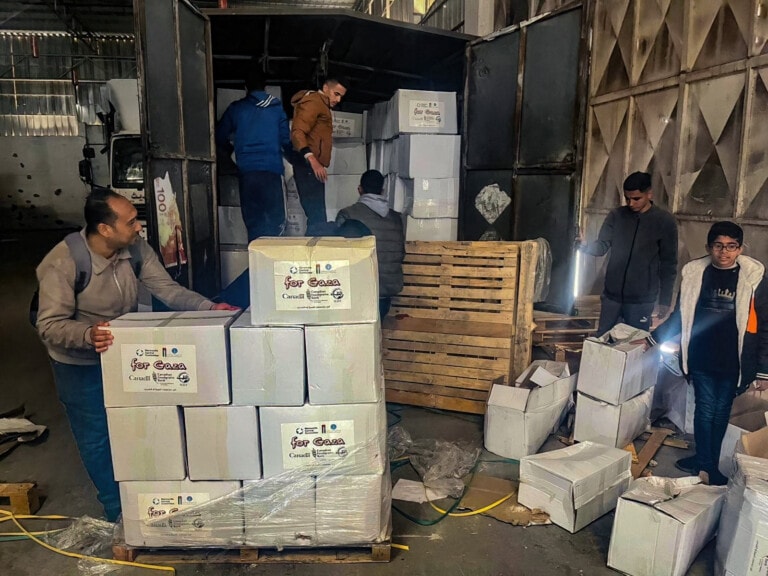 MCC shipment of food crosses border into Gaza